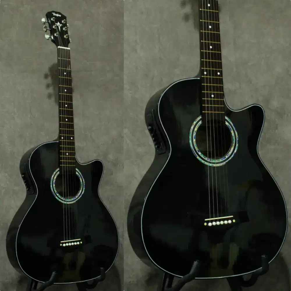 Guitar Akustik Elektrik Taylor Baru Siap Antar Cod Bayar Di Tempat Alat Alat Musik 909820297