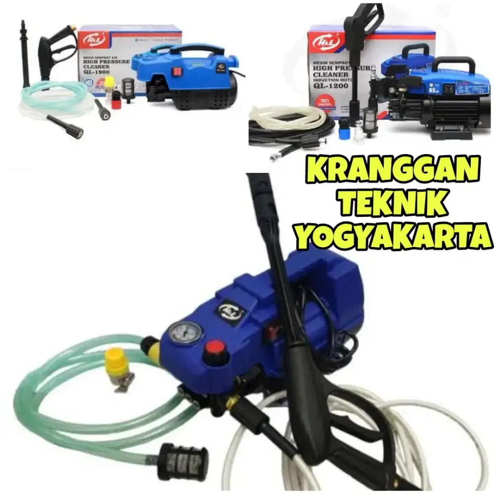 (KRANGGAN TEKNIK)jet cleaner merk H&L QL steam kendaraan mesin cuci ac