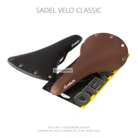 Sadel Velo Classic 1962 Brown & Black

Original