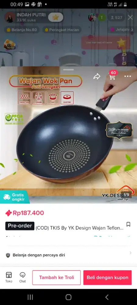 WAJAN ANTI LENGKET JUMBO BARU