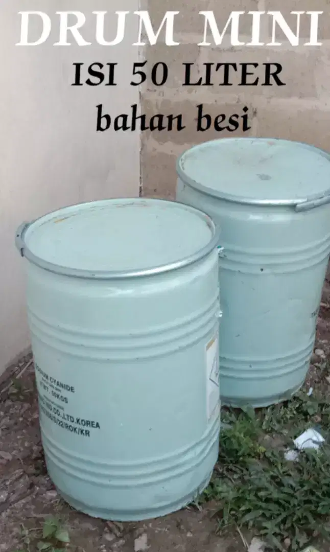 Drum mini isi 50 liter