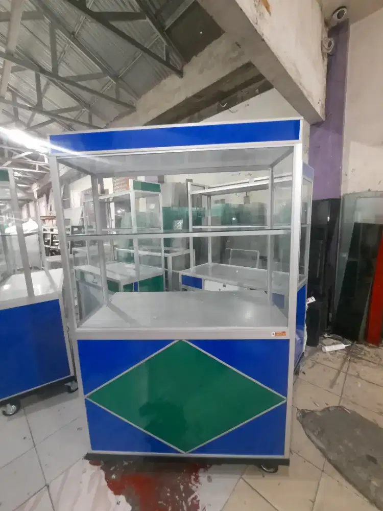 Steling Jualan Seafood 100x50x165