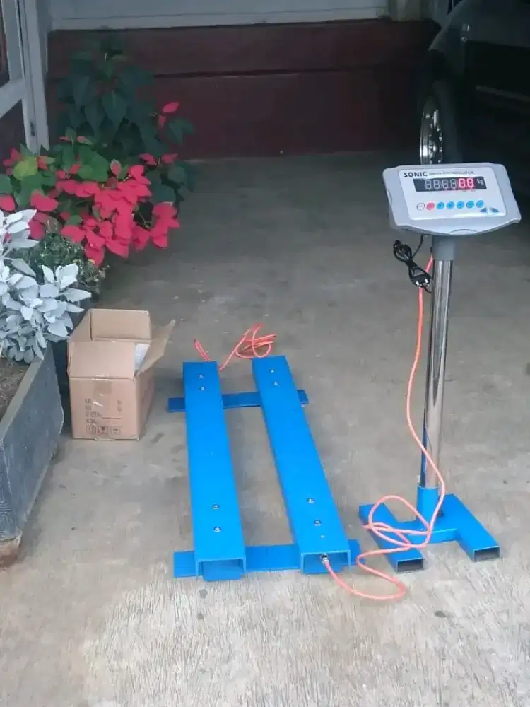 Timbangan sapi digital auto hold portable murah