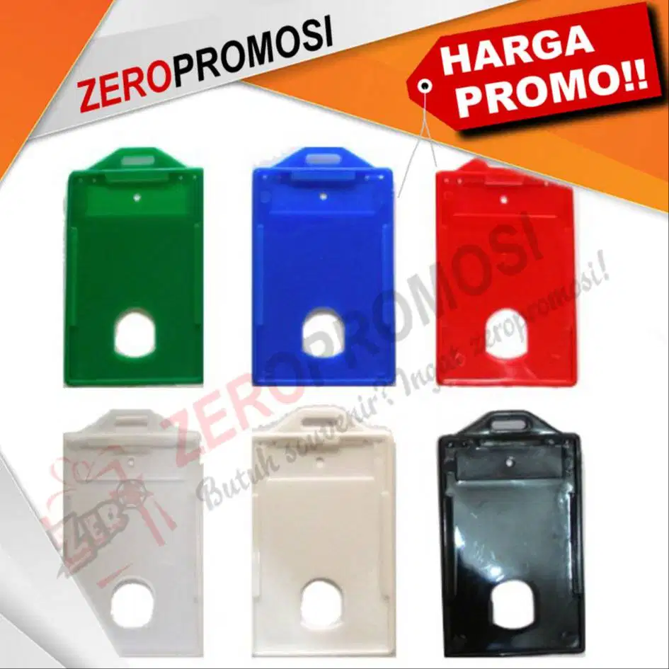Frame Casing Kartu ID Card Name Tag Plastik 1 Kartu