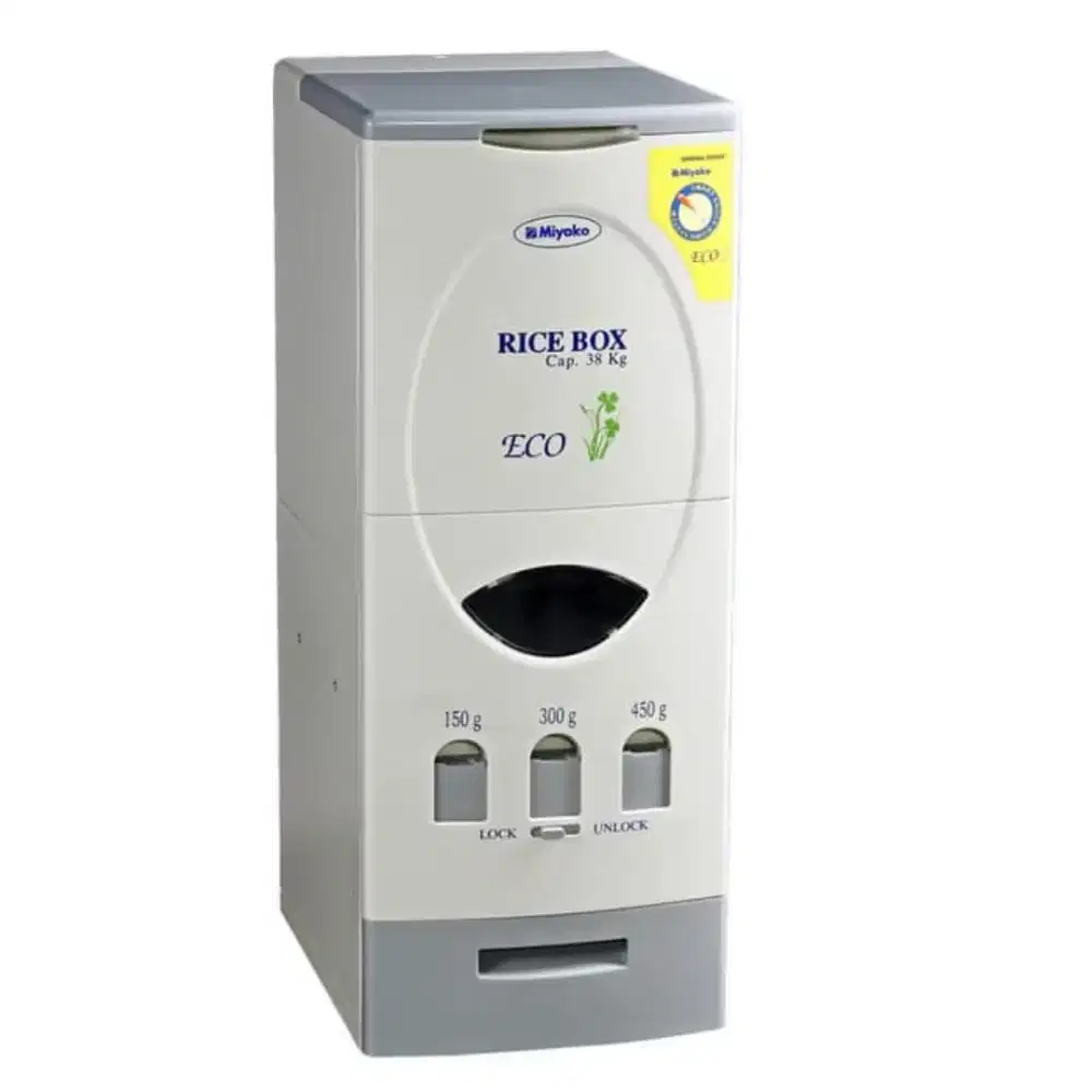 Ready tempat beras rice box miyako kpstas 38 kg bjm bsa cod/diantrkn