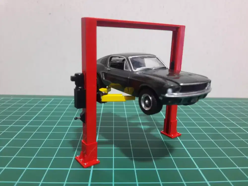 Miniatur aksesoris perlengkapan diorama bengkel diecast skala 1:64