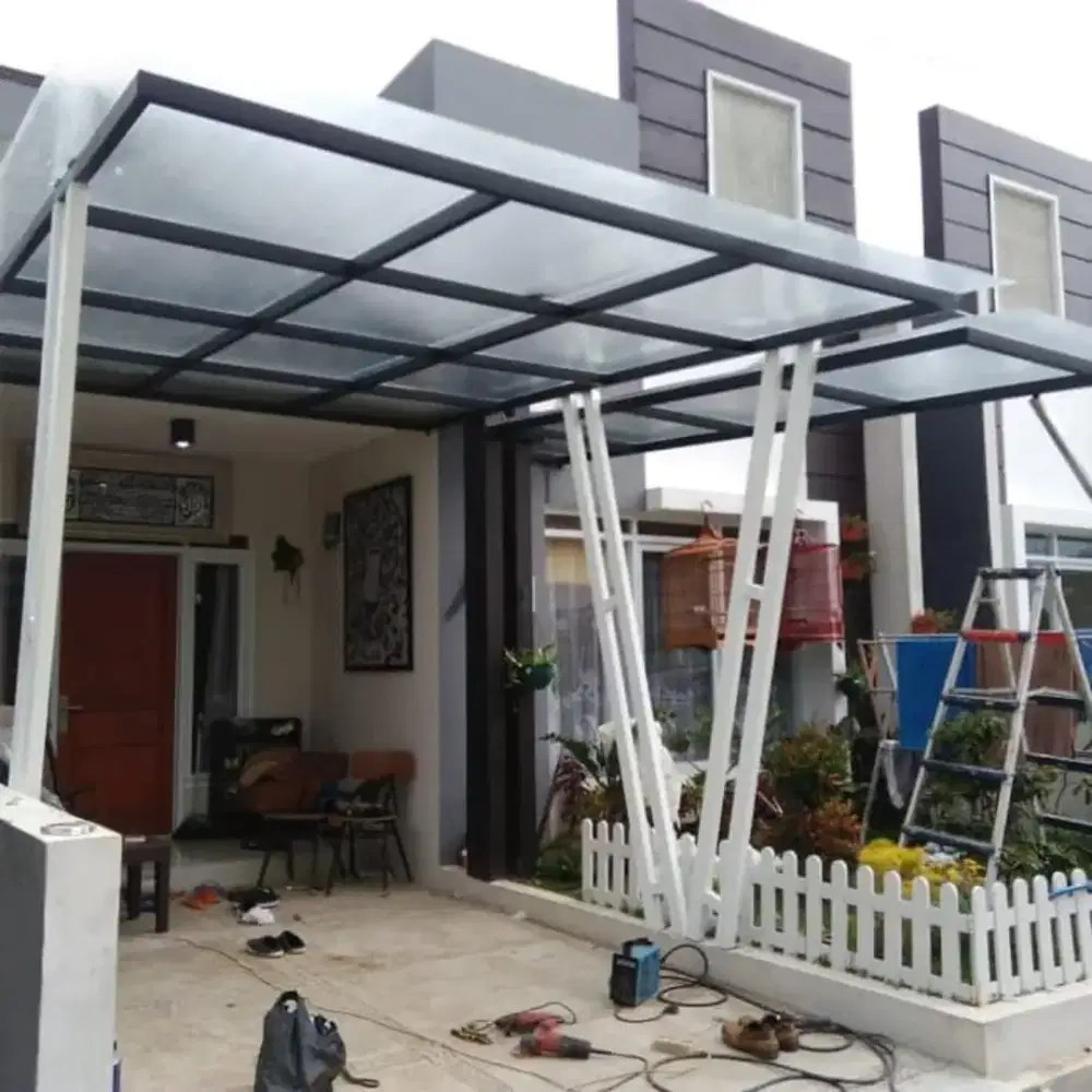 Kanopi mewah alderon.kanopi minimalis.kanopi baja ringan