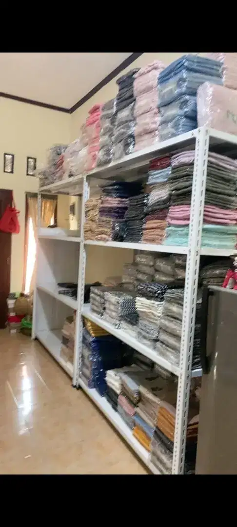Rak Besi Siku Berlubang TEBAL FREE ONGKIR SE-JABODETABEK