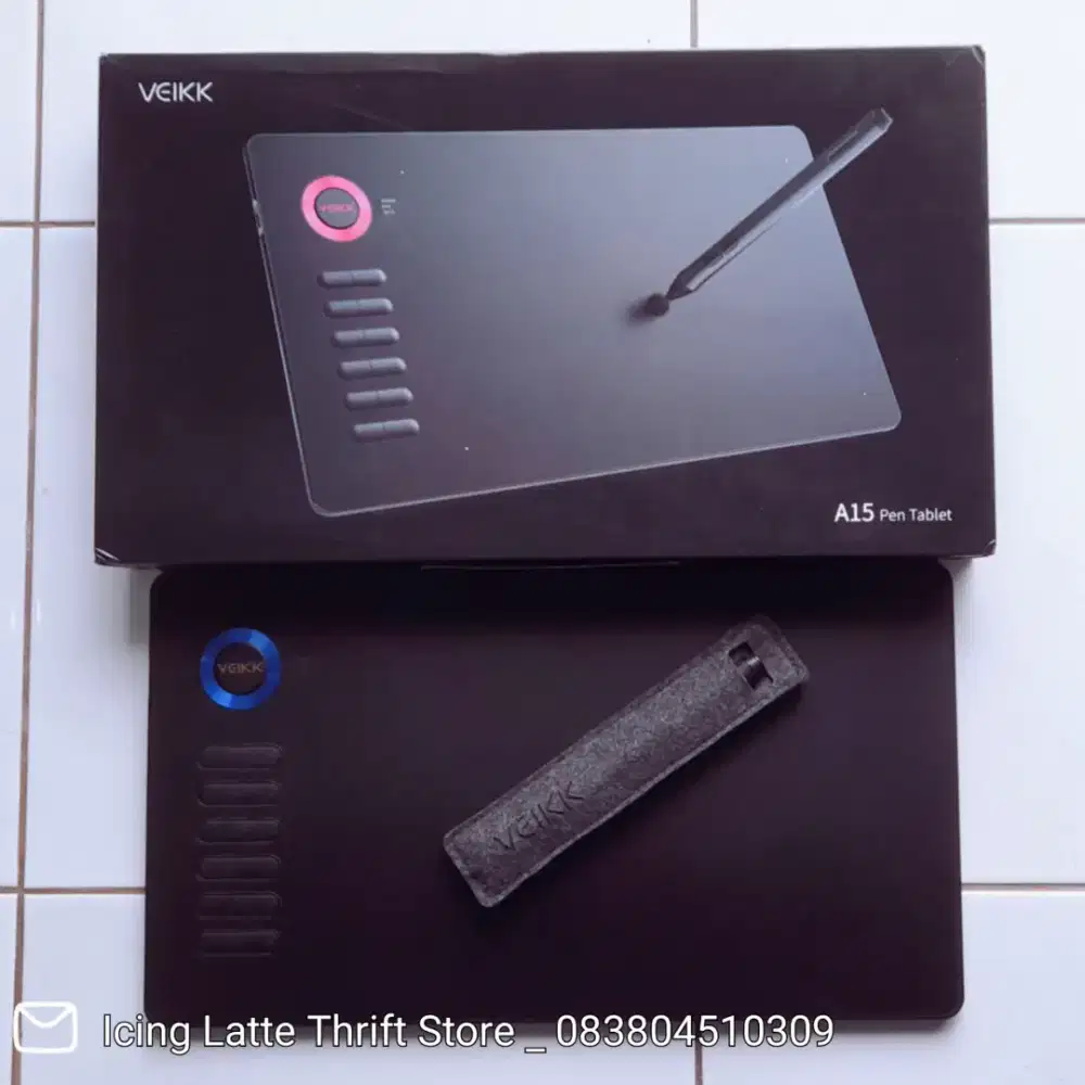 VEIKK A15 Graphic Drawing Tablet (Blue)