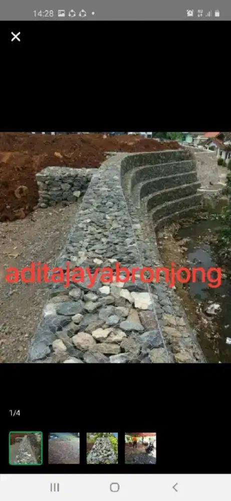 Kawat Bronjong manual pabrikasi