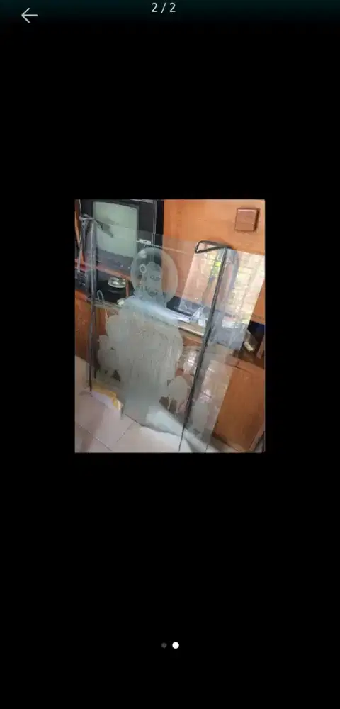 Kaca dekorasi gambar Yesus