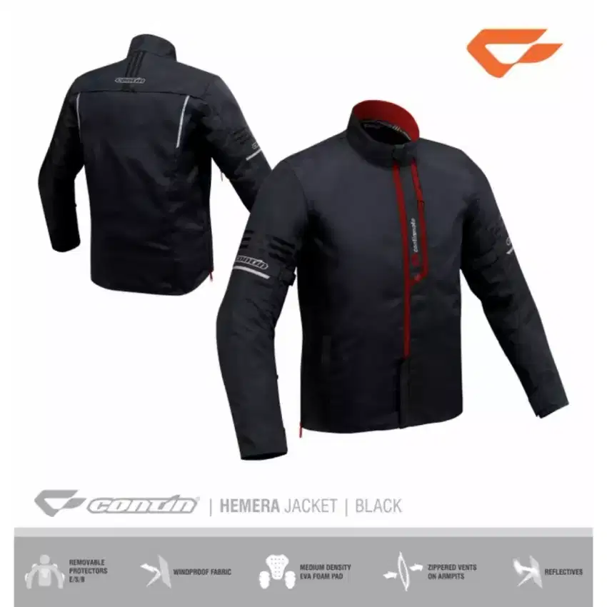 Jaket motor touring contin hemera, jaket touring,  jaket harian