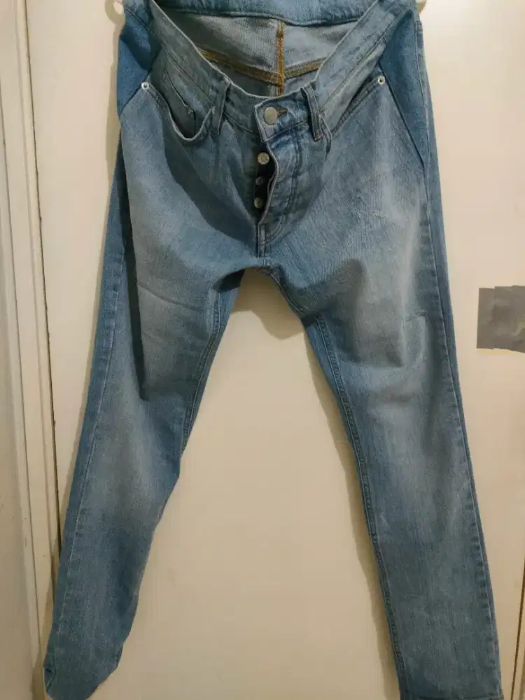 Jeans merk Top Man Skinny jeans blue, size 34