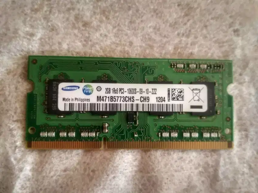 Memory laptop DDR 3 2Gb PC 10600S