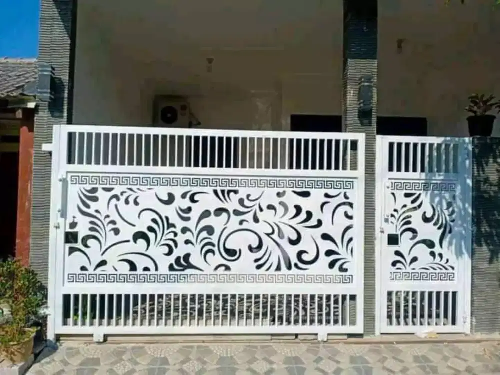 Pintu dorong plat cutting laser