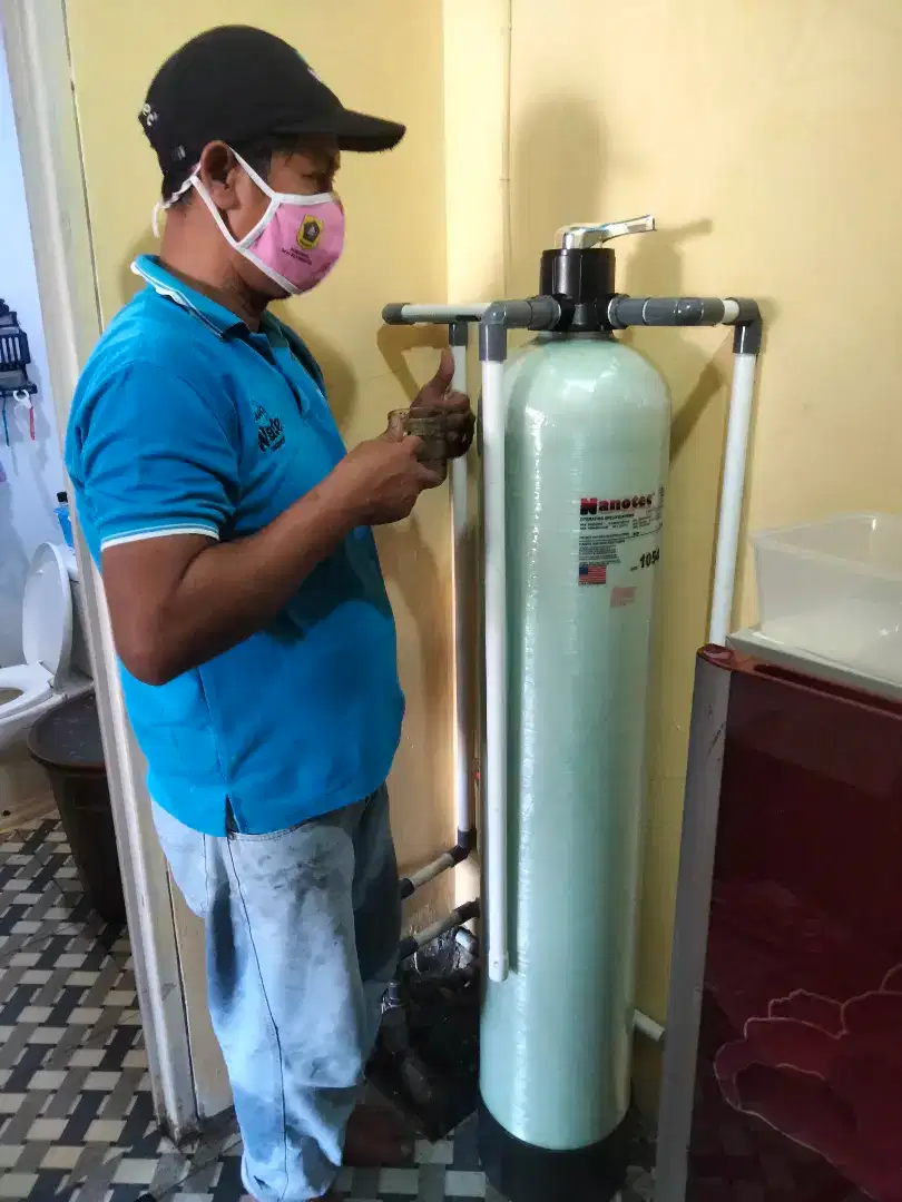 Filter saringan air bisa mengatasi semua unsur kandungan air di rumah