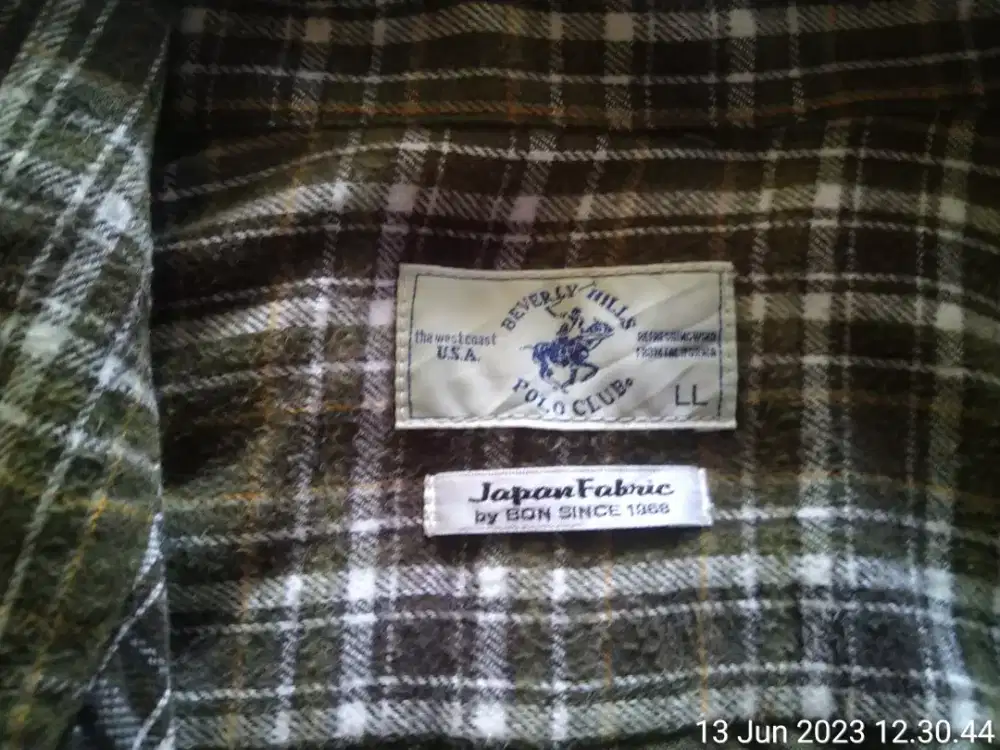 Baju Flanel Beverly Hill Polo Club