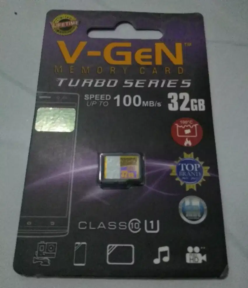 Kartu Memory V-GEN Original 32GB 64GB class 10 100mb/s Memori MicroSD