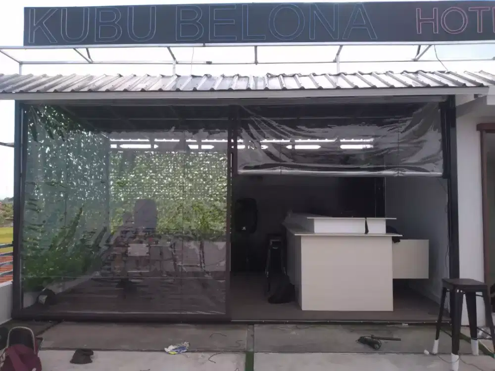 Tirai/krey plastik mika pvc 0.70