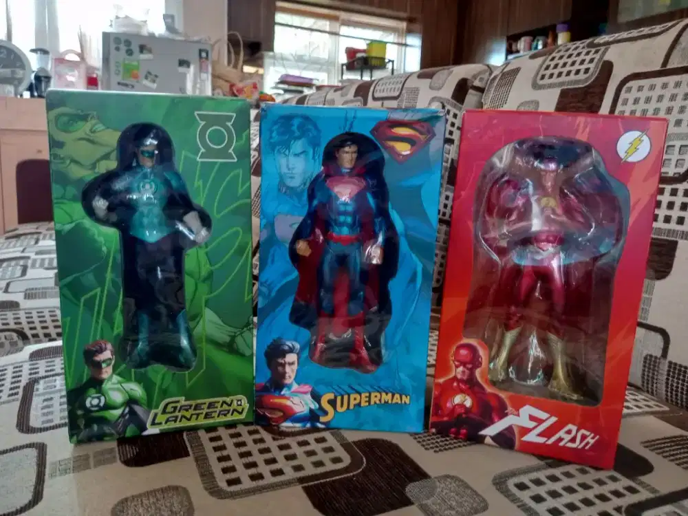 Crazy Toys Set - 3pcs (Superman, Flash, Green Lantern)
