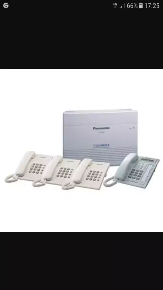 Pabx panasonic kapasitas 3line extension