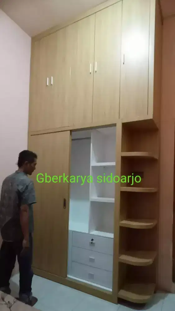 Lemari modern.weardrop custum