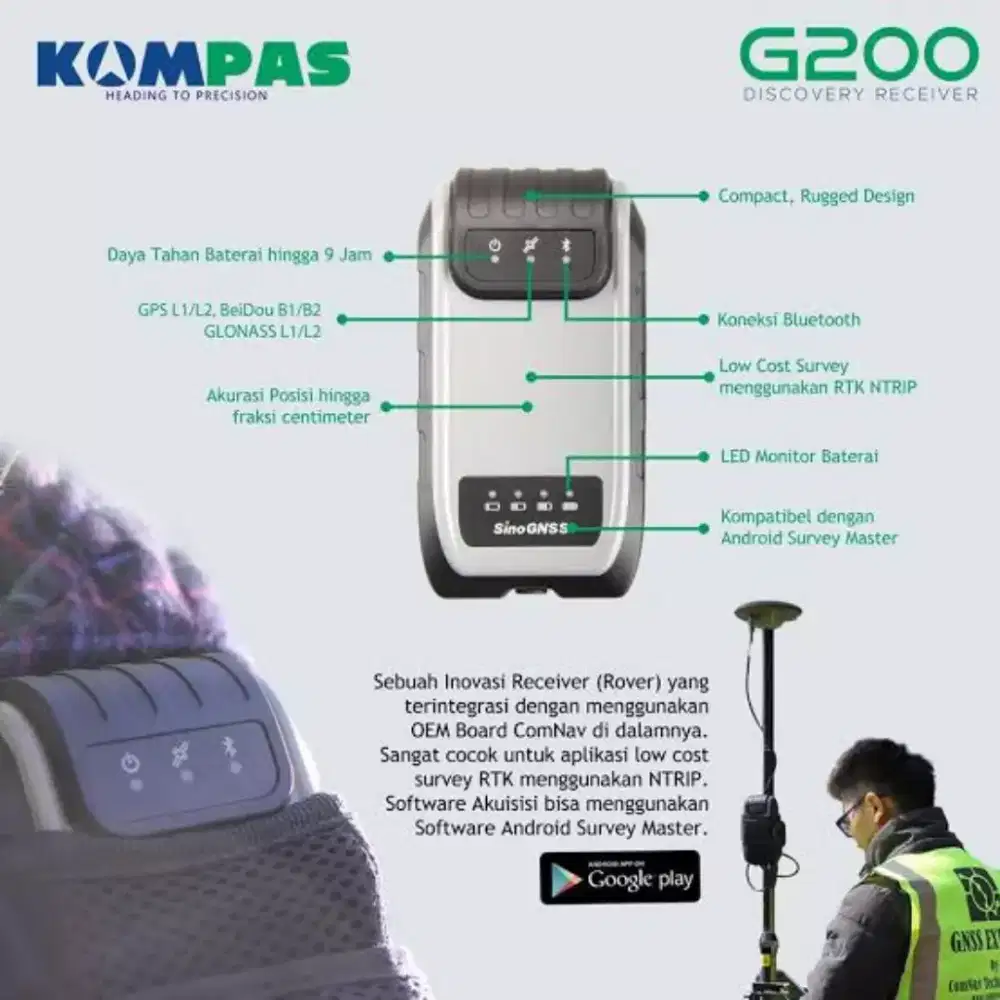 Comnav G200 (GPS Geodetik)