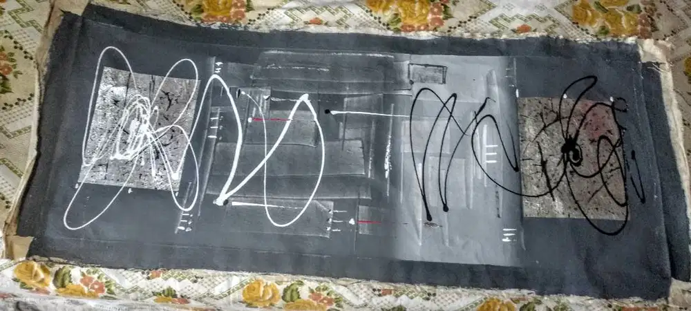 END YEAR SALE Lukisan asli Kanvas Besar abstrak kain kanvas