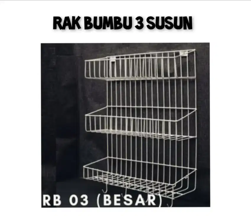 Rak Bumbu 3 Susun