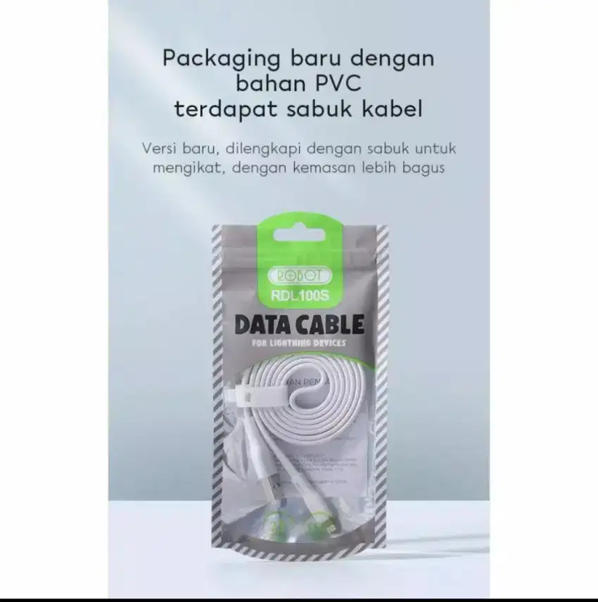 Kabel data iphone, micro, type C merk robot