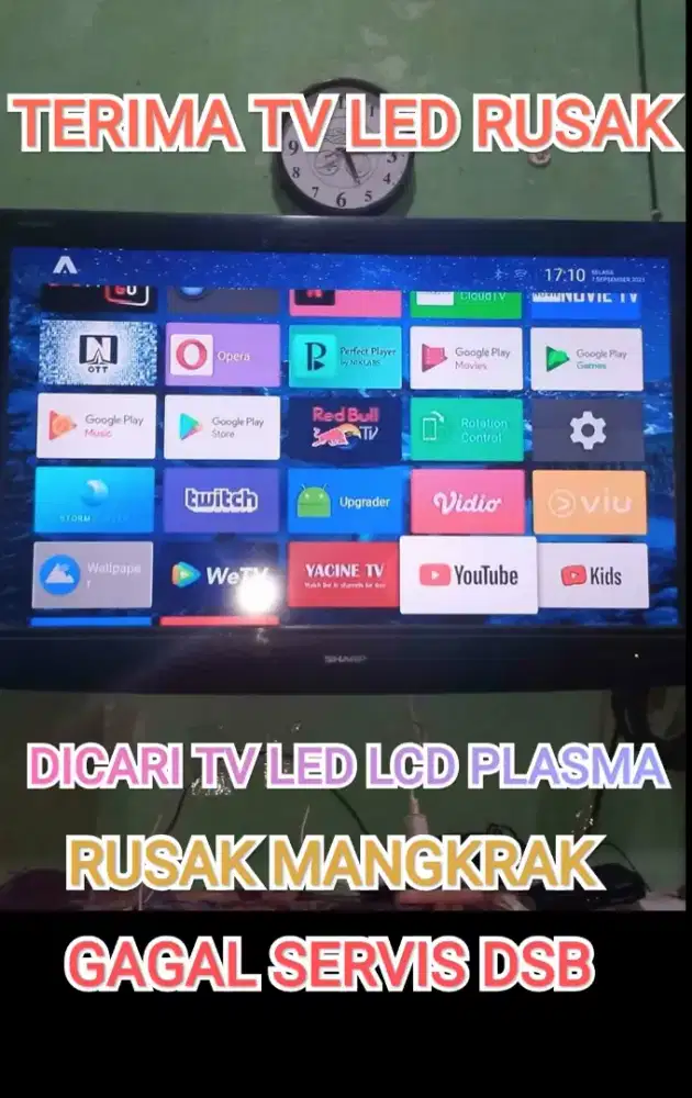 Ketimbang mangkrak siap Terima tv led lcd plasma rusak segala Kondisi