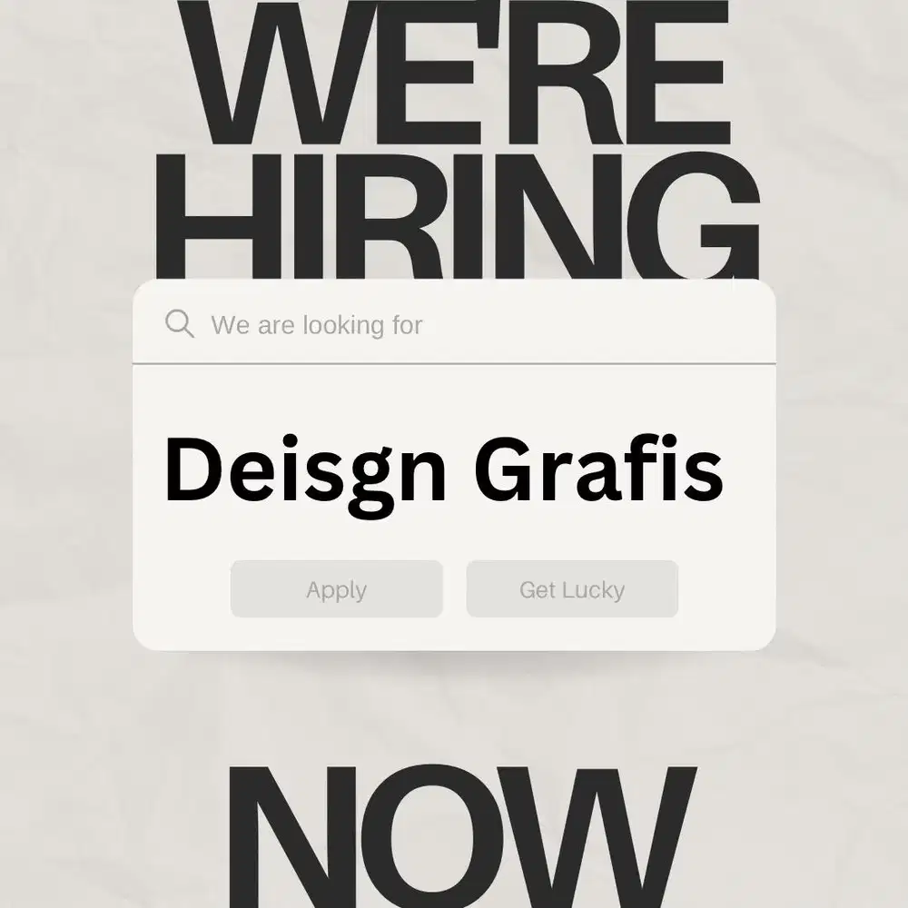 Lowongan WFH grafis design percetakan