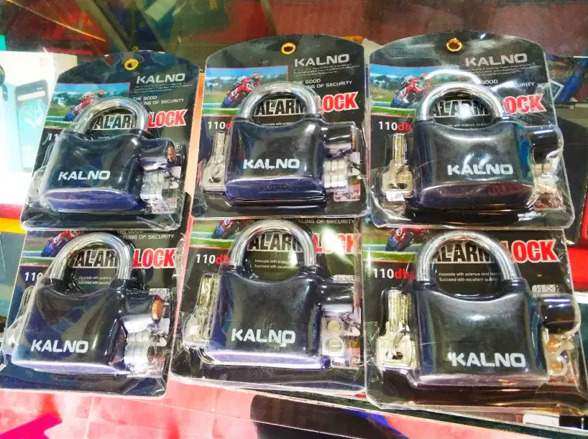 Gembok alarm besar untuk keamanan rumah anda