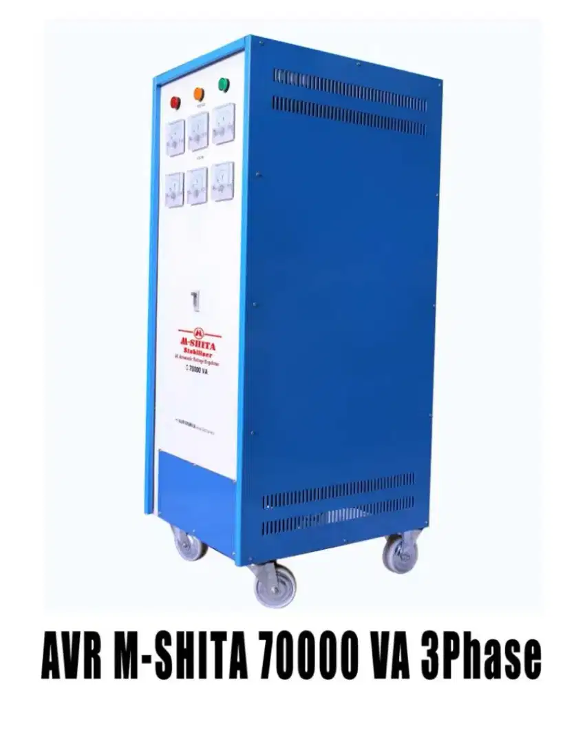 Mesin Travo Stabilizer Mshita 70kva 3phase Hotel Kantor Ruko Pabrik