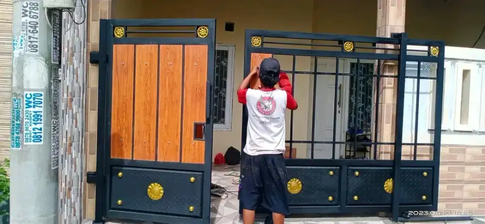 Pintu pagar motif grc 19