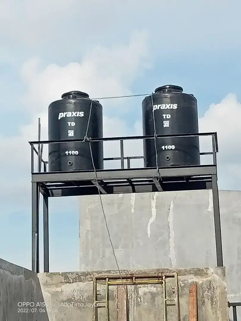 Terima pemasangan tandon air dan instalasi pipa