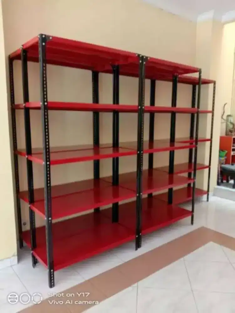 Rak besi bongkar pasang 5 susun