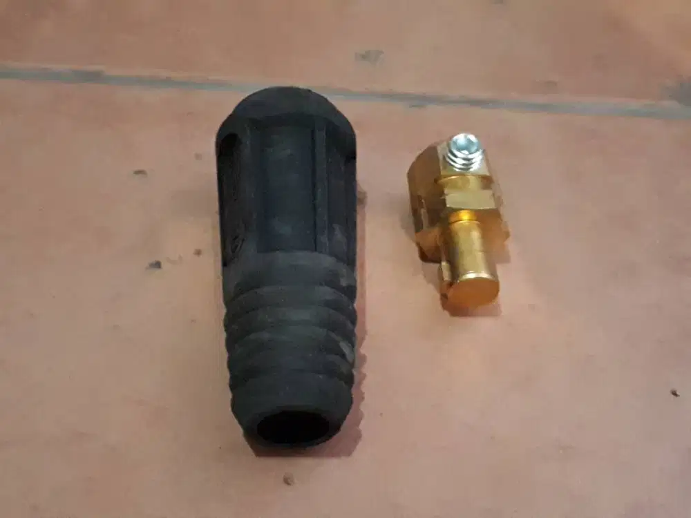 Socket konektor kabel las / elektroda 35-50 High grade, Black (A-632)