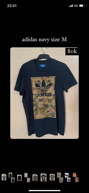 kaos t shirt adidas navy original murah Fashion Pria 914111149