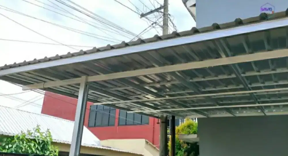 Kanopi baja ringan galvalum dan atap