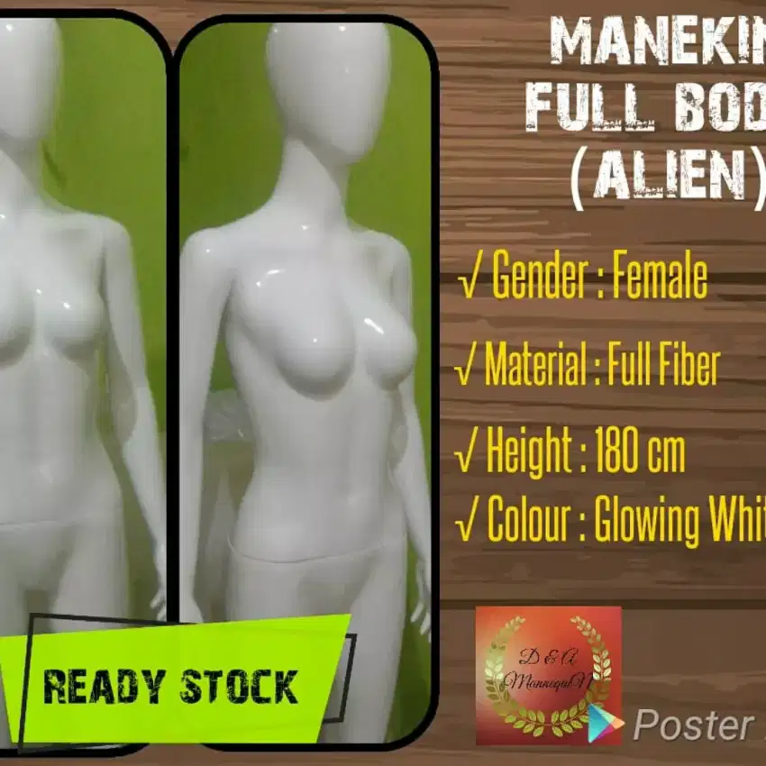 Manekin Full Body (Alien) Cewek Dewasa