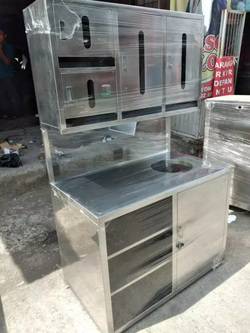 kitchen set dll dari stainless & besi