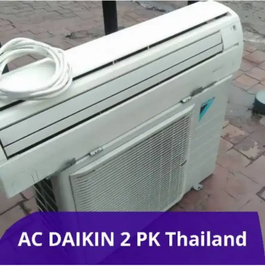 AC DAIKIN 2 PK ORI THAILAND TERIMA DINGIN BARU BAYAR GARANSI 1 BULAN