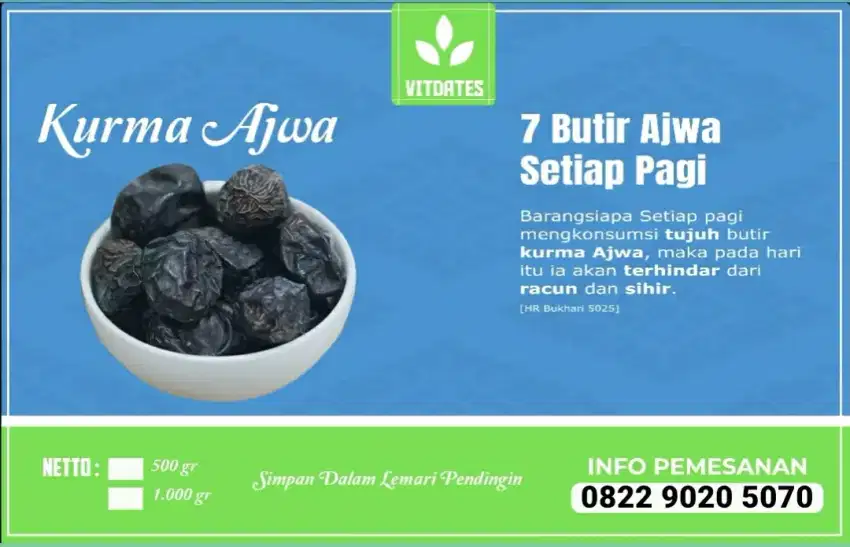 KURMA AJWA PREMIUM 1 KG