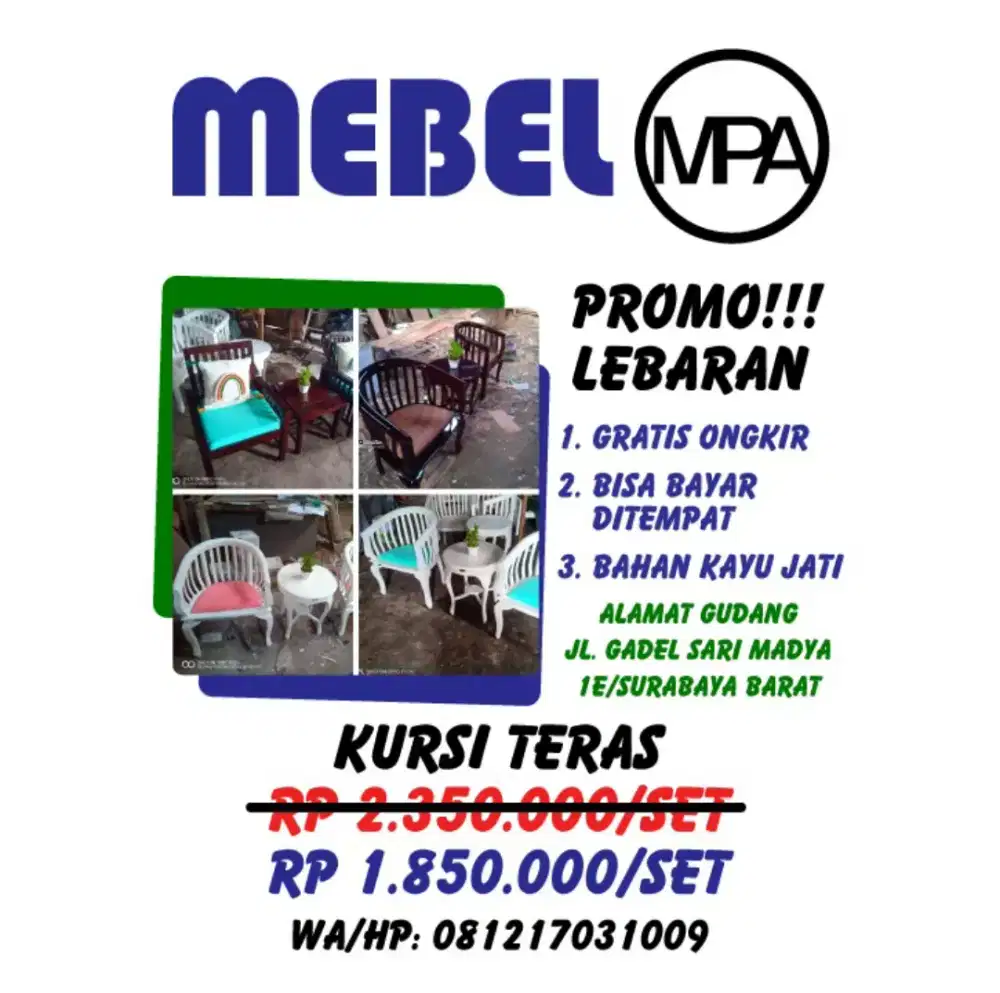 Promo murah kursi teras