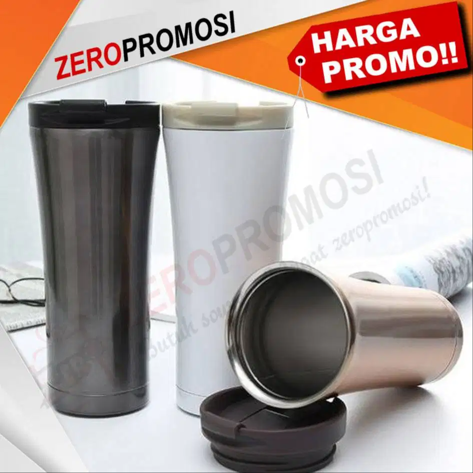 Thermos Cup Charlie Vacuum Tumbler Stylish Cetak Logo