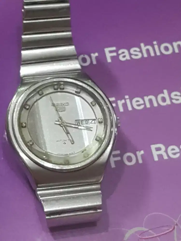 Jam Tangan Seiko 5 Automatic 6309 Original kaca prisma antik