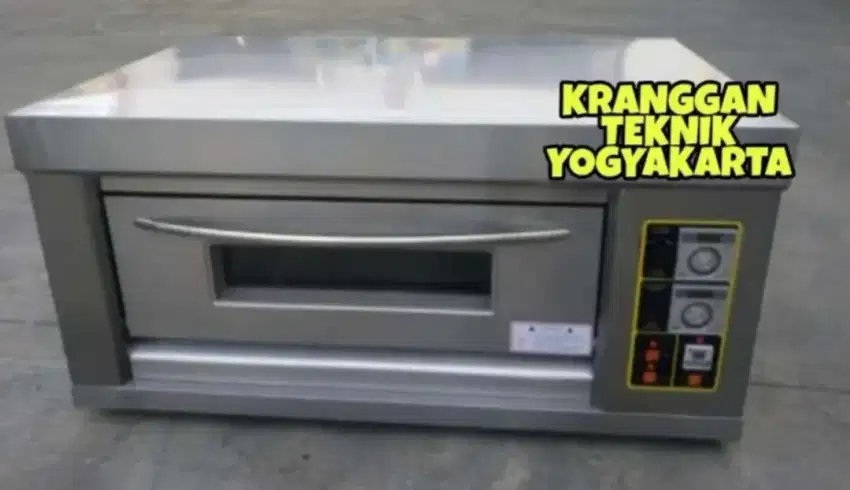 (KRANGGAN TEKNIK)oven gas baking 1 deck 1 tray pemanggang roti