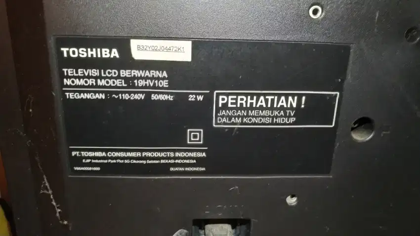Toshiba LCD TV 19