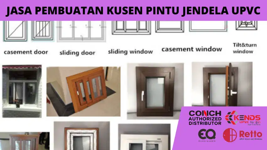 jual kusen upvc jawa timur